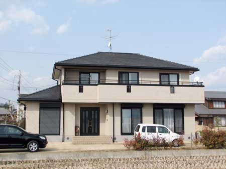 早島町 ｉ様邸 外壁塗装事例 岡山県倉敷で外壁塗装をするならリフォームサポート塗夢にお任せ