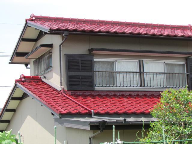 倉敷市西阿知 ｎ様邸 和瓦屋根塗装リフォーム施工事例 岡山県倉敷で外壁塗装をするならリフォームサポート塗夢にお任せ