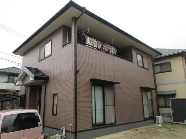 倉敷市福井 ｋ様邸 外壁クリア塗装工事例 岡山県倉敷で外壁塗装をするならリフォームサポート塗夢にお任せ