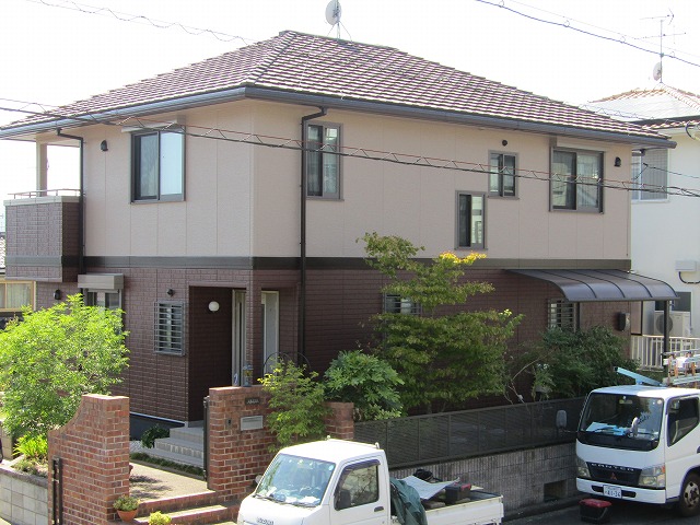 総社市のアパート施工前
