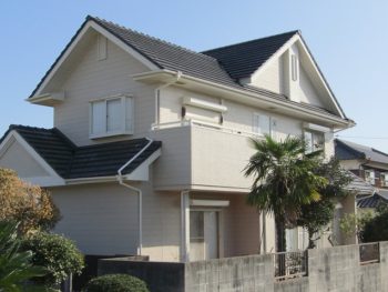 岡山市邑久町　屋根外壁塗装をアウトレットプランで安く！
